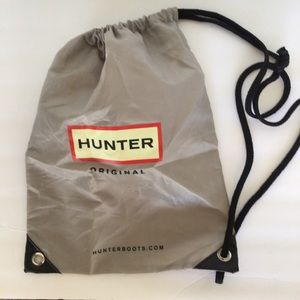 HUNTER BOOTS SACK PACK NYLON DRAWSTRING BAG